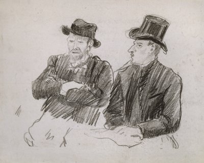 Van Gogh in Conversation, 1890 by Lucien Pissarro